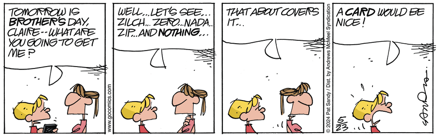 Next Door Neighbors by Pat Sandy on Fri, 23 May 2025