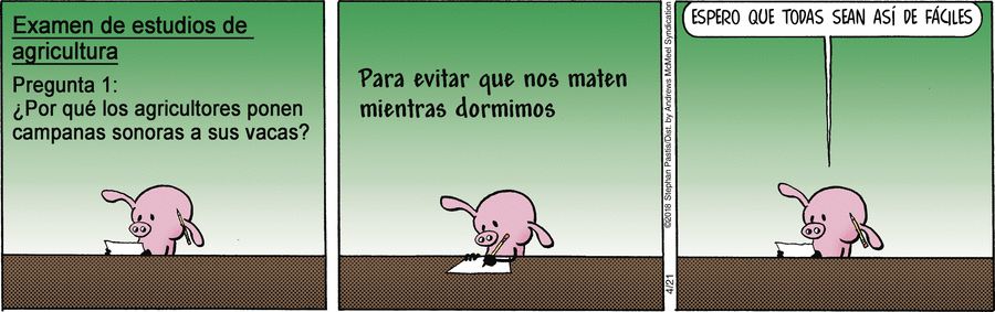 Perlas Para Los Cerdos by Stephan Pastis on Sun, 27 Apr 2025