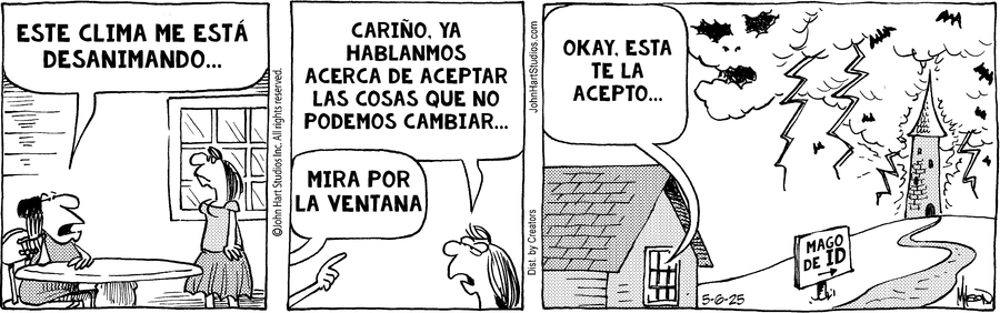 Wizard of Id en Español by Parker and Hart on Tue, 06 May 2025