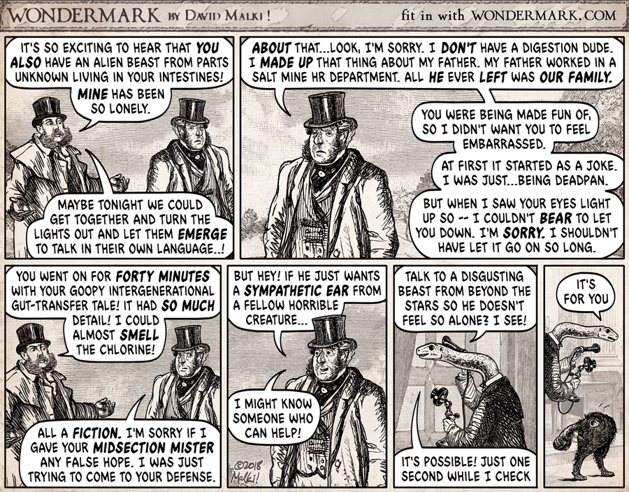 Wondermark by David Malki on Wed, 28 May 2025