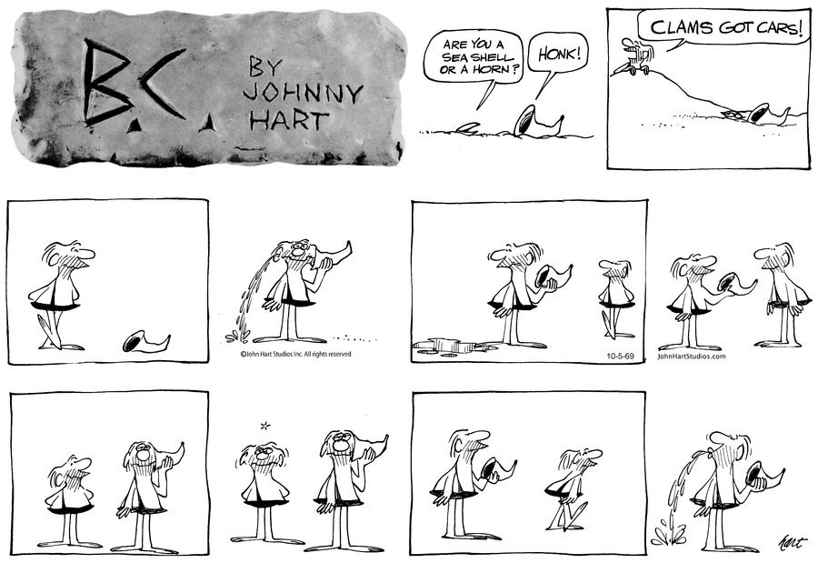 Back to B.C. by Johnny Hart on Sun, 25 May 2025