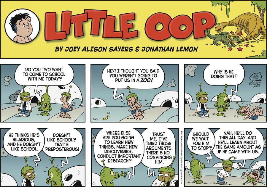 Alley Oop by Jonathan Lemon and Joey Alison Sayers on Sun, 20 Apr 2025