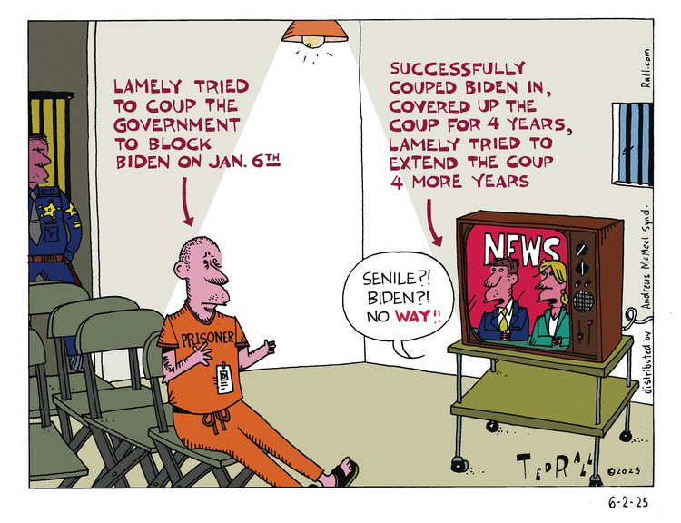 Ted Rall by Ted Rall on Mon, 02 Jun 2025