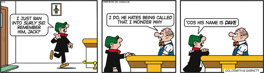 Andy Capp by Reg Smythe on Wed, 16 Apr 2025