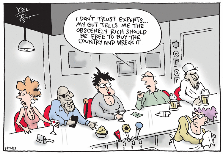 Joel Pett by Joel Pett on Thu, 22 May 2025
