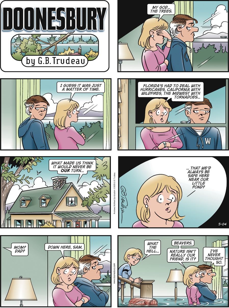 Doonesbury by Garry Trudeau on Sun, 04 May 2025