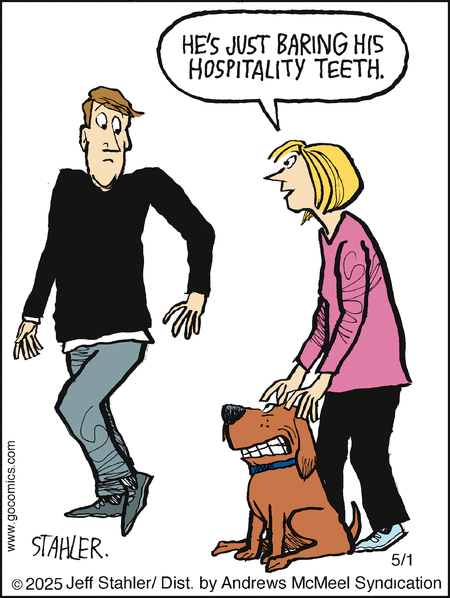 Moderately Confused by Jeff Stahler  on Thu, 01 May 2025