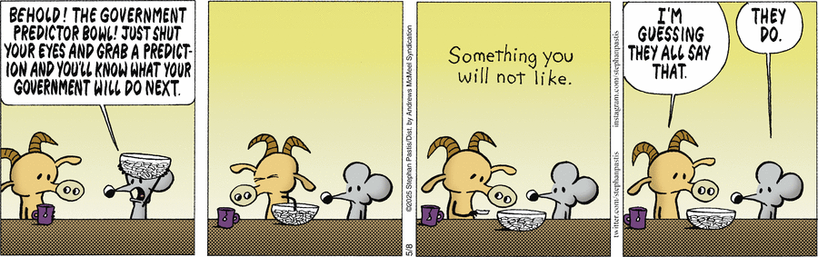 Pearls Before Swine by Stephan Pastis on Thu, 08 May 2025