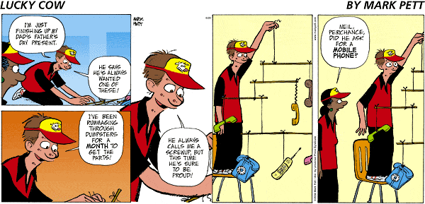 Lucky Cow by Mark Pett on Sun, 22 Jun 2025