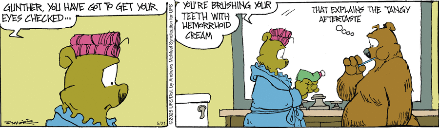 The Grizzwells by Bill Schorr on Wed, 21 May 2025