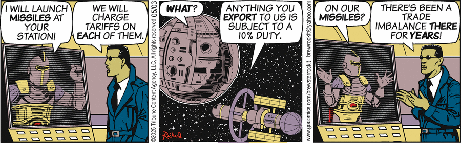 Brewster Rockit by Tim Rickard on Sat, 03 May 2025
