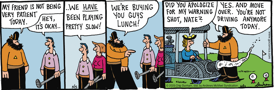 Overboard by Chip Dunham on Mon, 05 May 2025