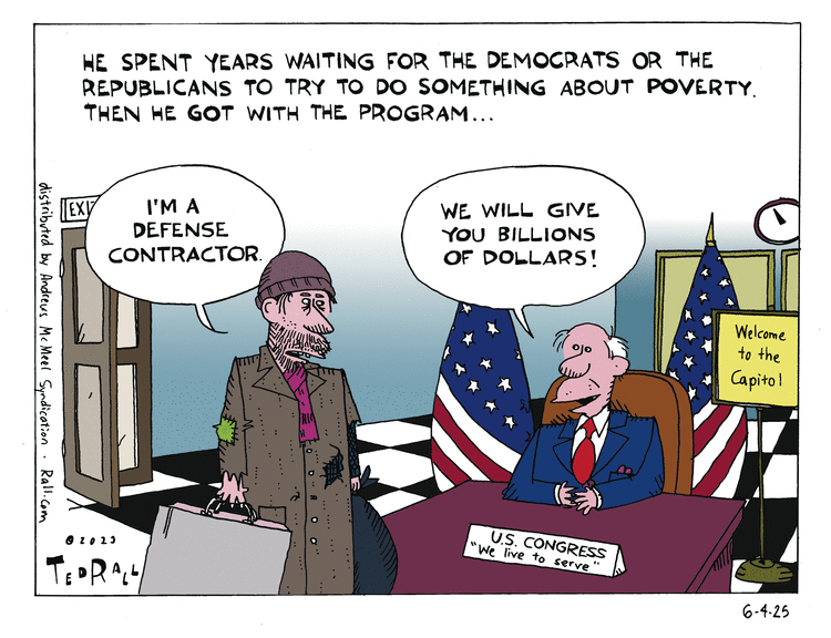 Ted Rall by Ted Rall on Wed, 04 Jun 2025