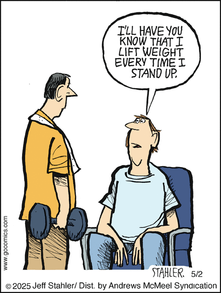 Moderately Confused by Jeff Stahler  on Fri, 02 May 2025