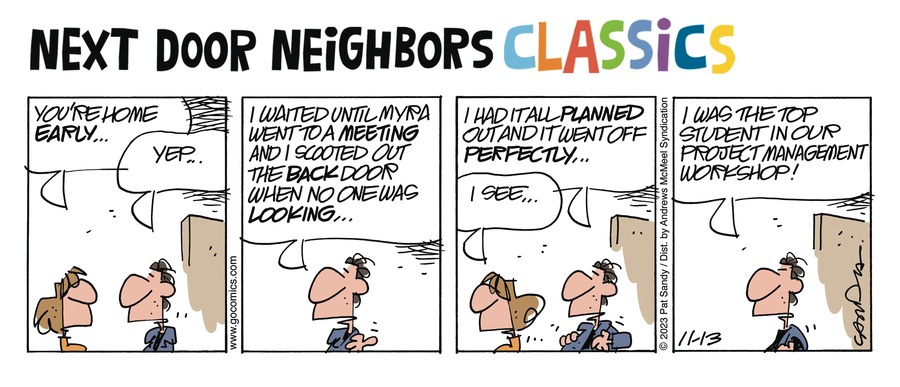 Next Door Neighbors by Pat Sandy on Sun, 06 Apr 2025
