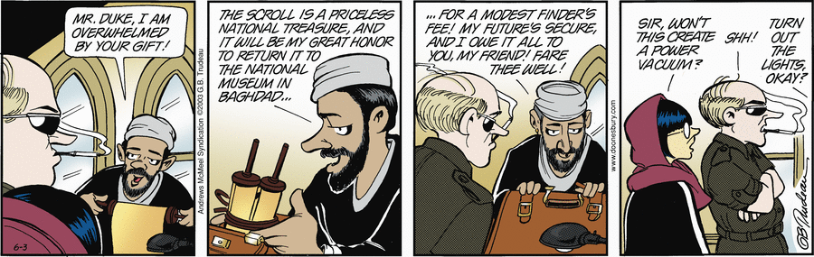 Doonesbury by Garry Trudeau on Tue, 03 Jun 2025