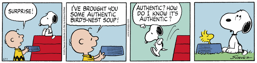Peanuts by Charles Schulz on Fri, 11 Apr 2025