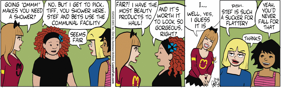 Luann by Greg Evans and Karen Evans on Wed, 16 Apr 2025