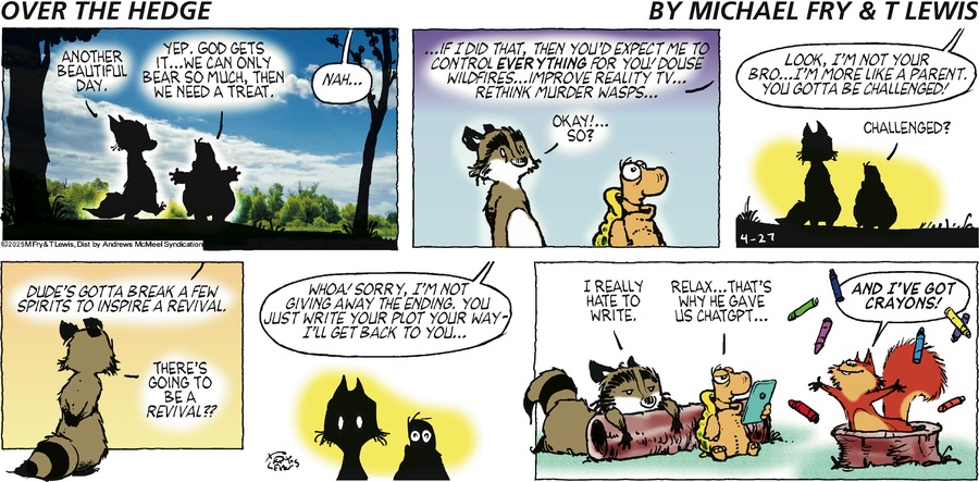Over the Hedge by Michael Fry and T Lewis on Sun, 27 Apr 2025