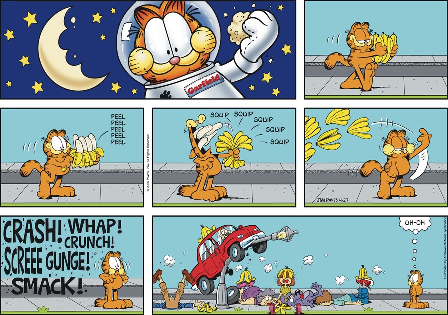 Garfield by Jim Davis on Sun, 27 Apr 2025