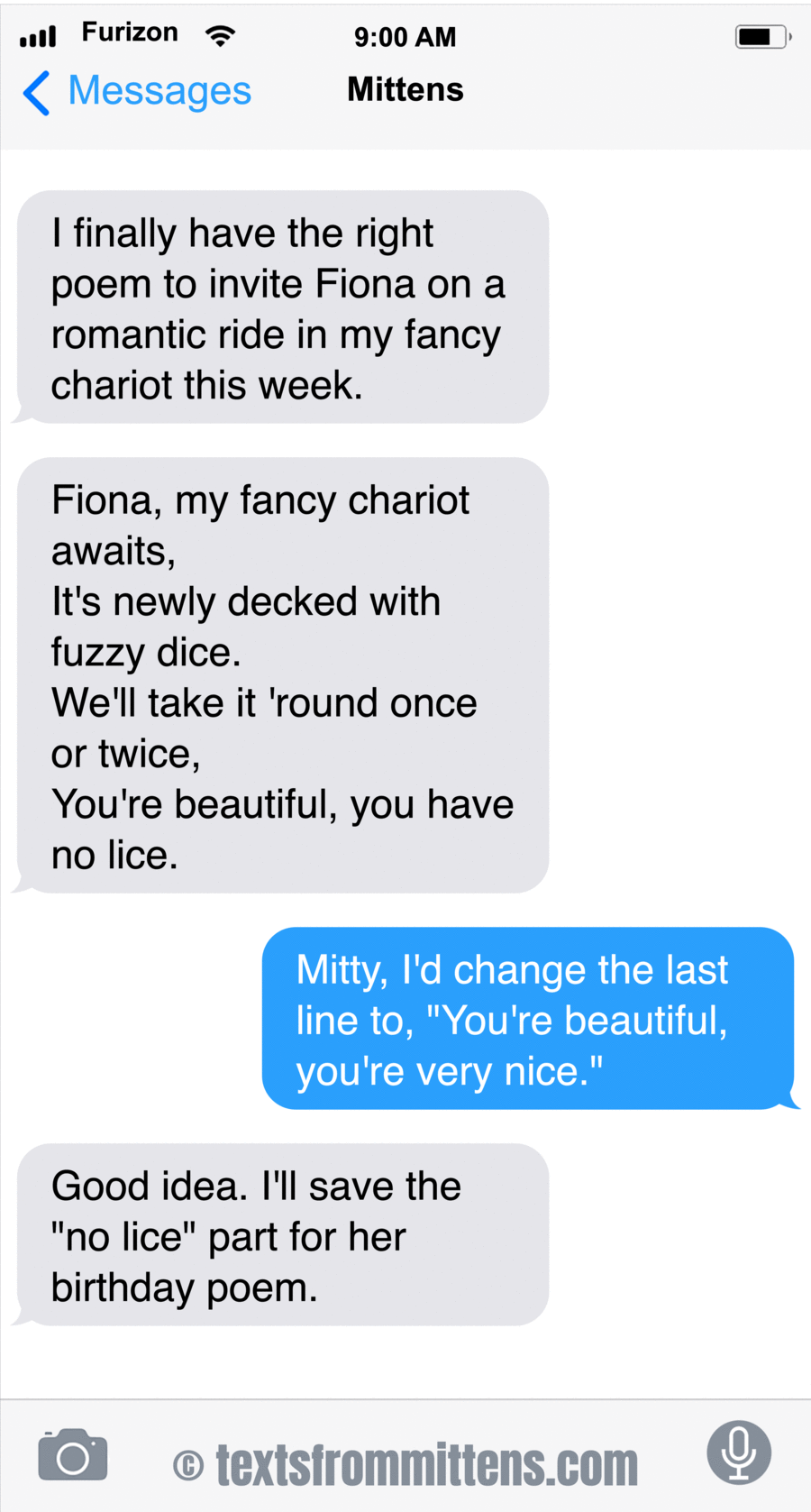 Texts From Mittens by Angie Bailey on Mon, 28 Apr 2025