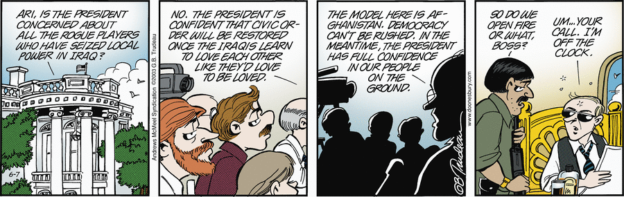 Doonesbury by Garry Trudeau on Sat, 07 Jun 2025
