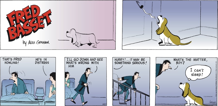 Fred Basset by Alex Graham on Sun, 27 Apr 2025