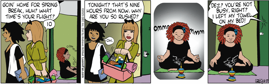 Luann by Greg Evans and Karen Evans on Thu, 17 Apr 2025