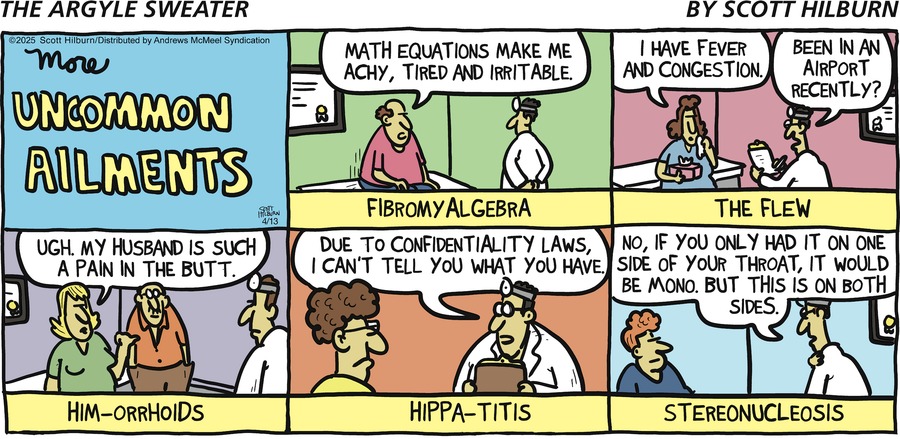 The Argyle Sweater by Scott Hilburn on Sun, 13 Apr 2025