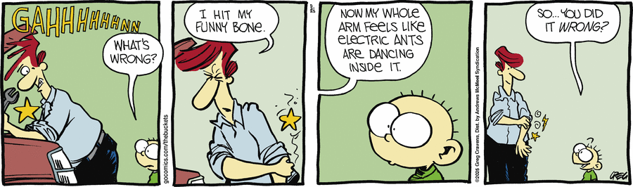The Buckets by Greg Cravens  on Wed, 21 May 2025