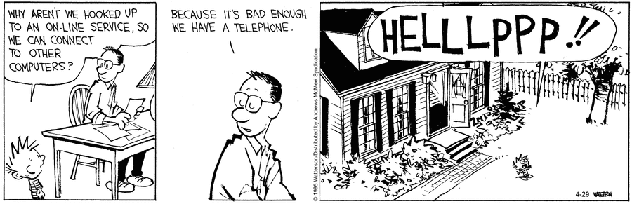 Calvin and Hobbes by Bill Watterson on Tue, 29 Apr 2025