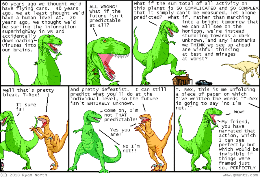 Dinosaur Comics by Ryan North on Thu, 15 May 2025