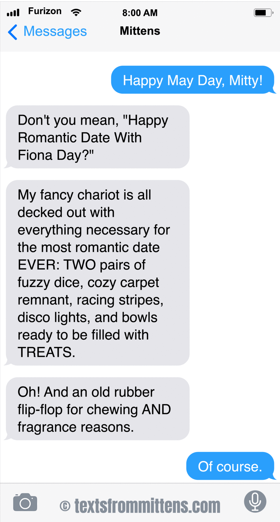 Texts From Mittens by Angie Bailey on Thu, 01 May 2025