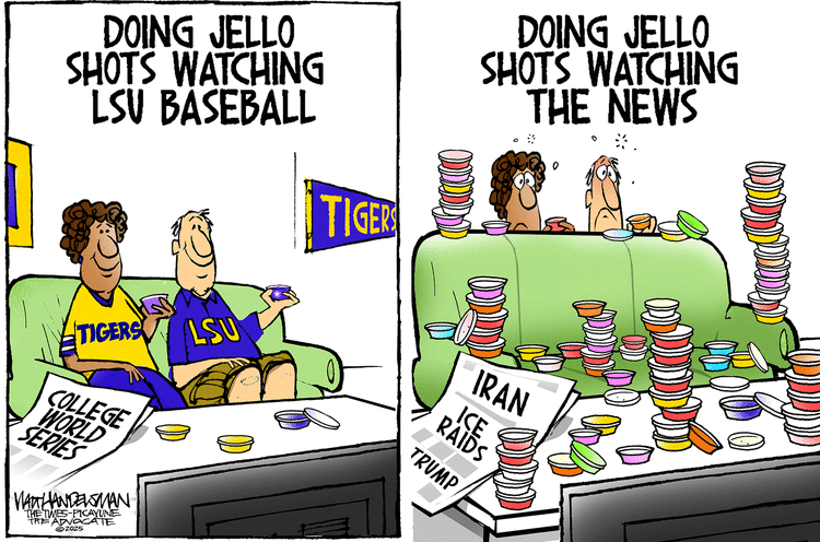 Walt Handelsman by Walt Handelsman on Fri, 20 Jun 2025