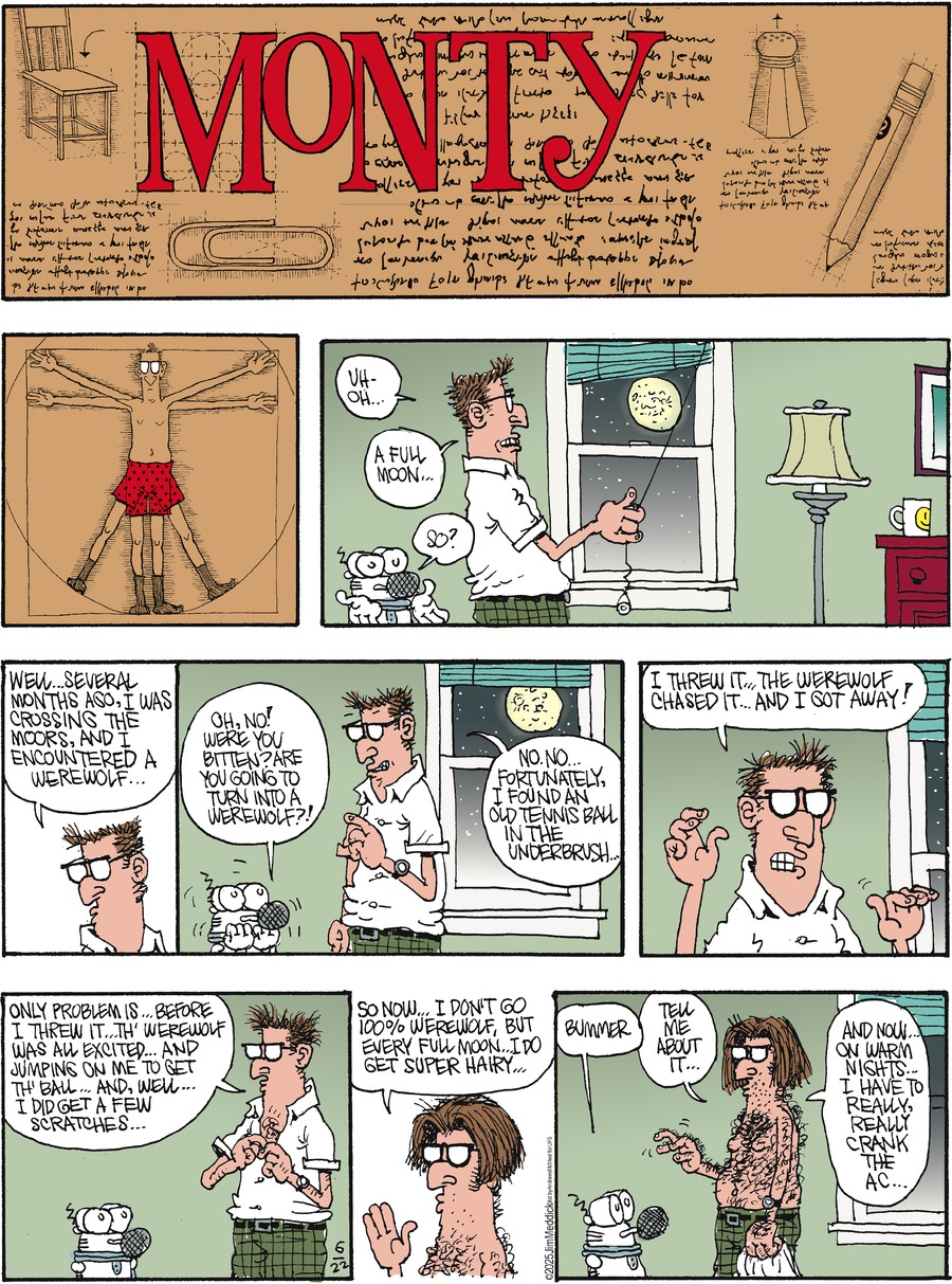 Monty by Jim Meddick  on Sun, 22 Jun 2025