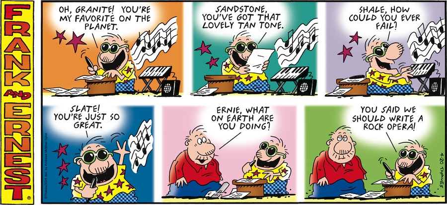 Frank and Ernest by Thaves  on Sun, 20 Apr 2025