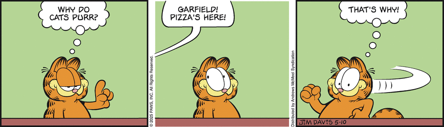 Garfield by Jim Davis on Sat, 10 May 2025