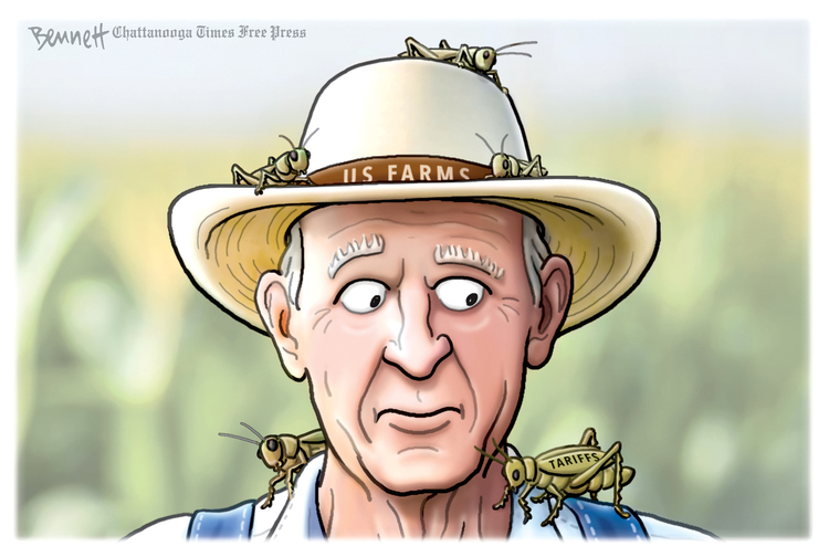 Clay Bennett by Clay Bennett on Fri, 11 Apr 2025