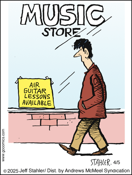 Moderately Confused by Jeff Stahler  on Sat, 05 Apr 2025