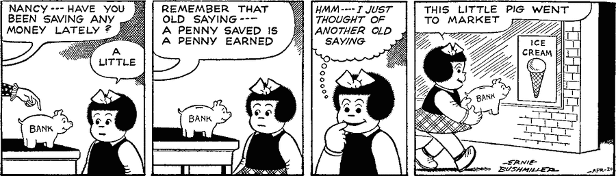 Nancy Classics by Ernie Bushmiller on Wed, 21 May 2025