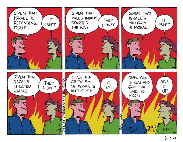 Ted Rall by Ted Rall on Fri, 13 Jun 2025