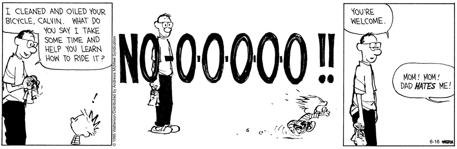 Calvin and Hobbes by Bill Watterson on Mon, 16 Jun 2025