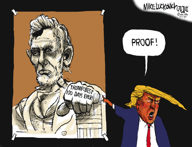 Mike Luckovich by Mike Luckovich on Thu, 01 May 2025