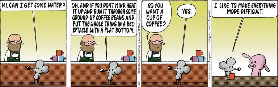 Pearls Before Swine by Stephan Pastis on Thu, 22 May 2025