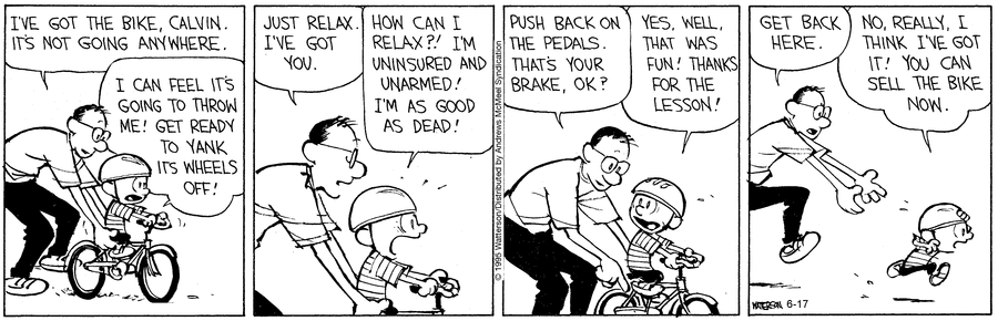 Calvin and Hobbes by Bill Watterson on Tue, 17 Jun 2025
