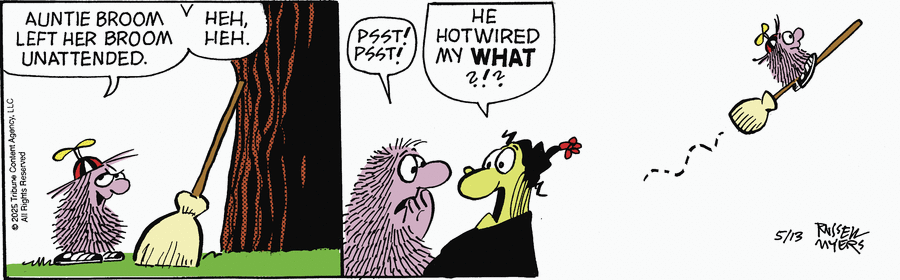Broom Hilda by Russell Myers on Tue, 13 May 2025