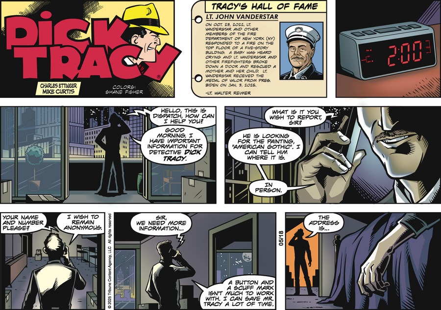 Dick Tracy by Charles Ettinger and Joe Staton and Mike Curtis on Sun, 18 May 2025