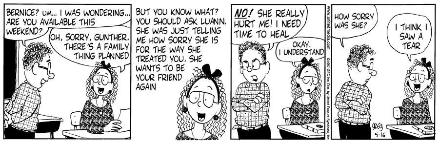 Luann Againn by Greg Evans on Fri, 16 May 2025