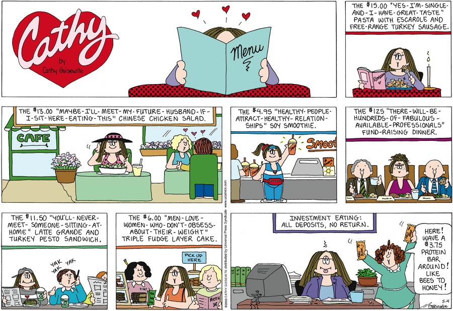 Cathy by Cathy Guisewite on Sun, 04 May 2025