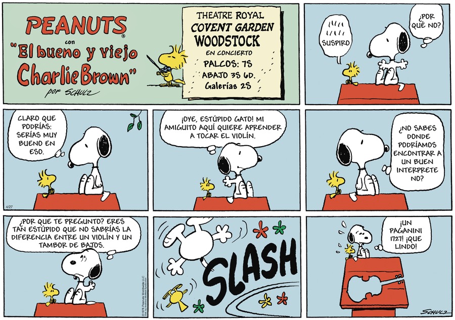 Peanuts en Español by Charles Schulz on Sun, 27 Apr 2025